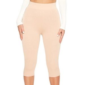 Nude Cropped Leggings